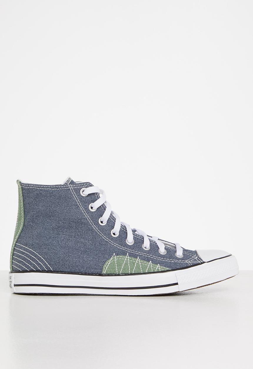 Converse - Chuck Taylor All Star stitched recycled canvas hi - expressive craft