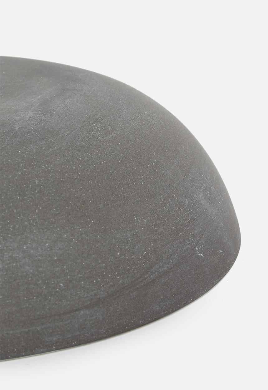 Urchin Art - Matte serving bowl - black & white