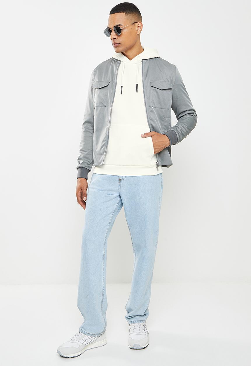 Only & Sons - Onsceres hoodie sweat - white