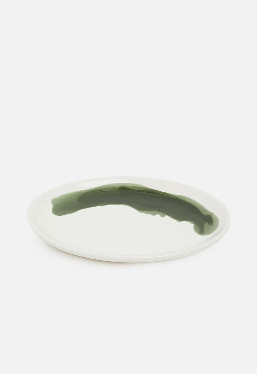 Urchin Art - Oval platter - ivy watercolour