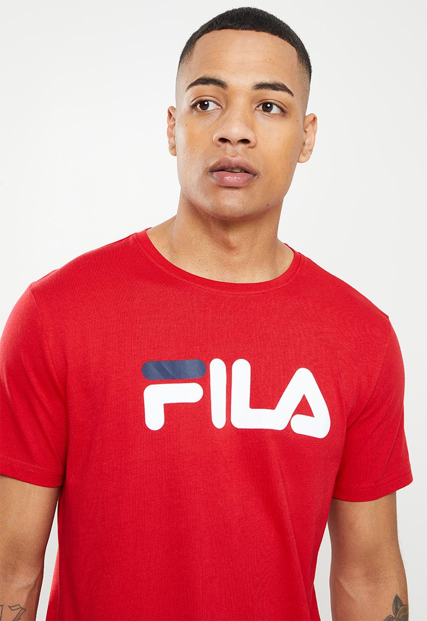 FILA - Deckle T-shirt - chinese red