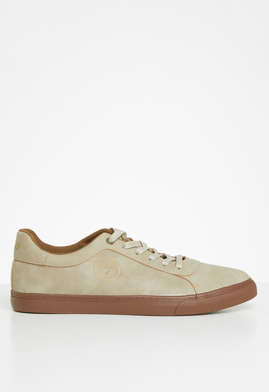 POLO - Gumsole crest trainer - stone