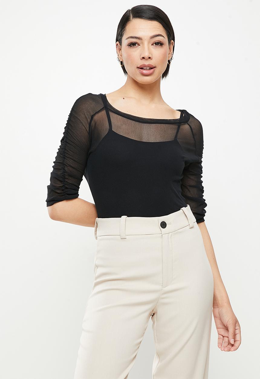 AMANDA LAIRD CHERRY - Didima top - black 