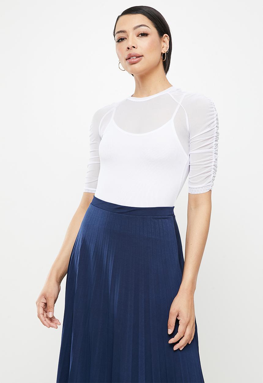 AMANDA LAIRD CHERRY - Didima top - white