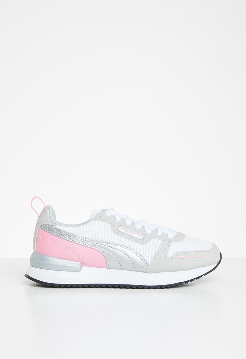 PUMA - Puma r78 jr - puma white-puma silver-parfait pink