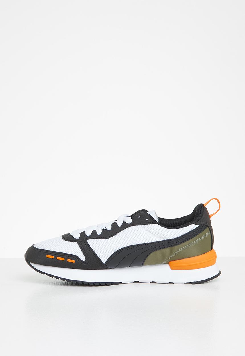 PUMA - Puma r78 jr - puma white-puma black-vibrant orange