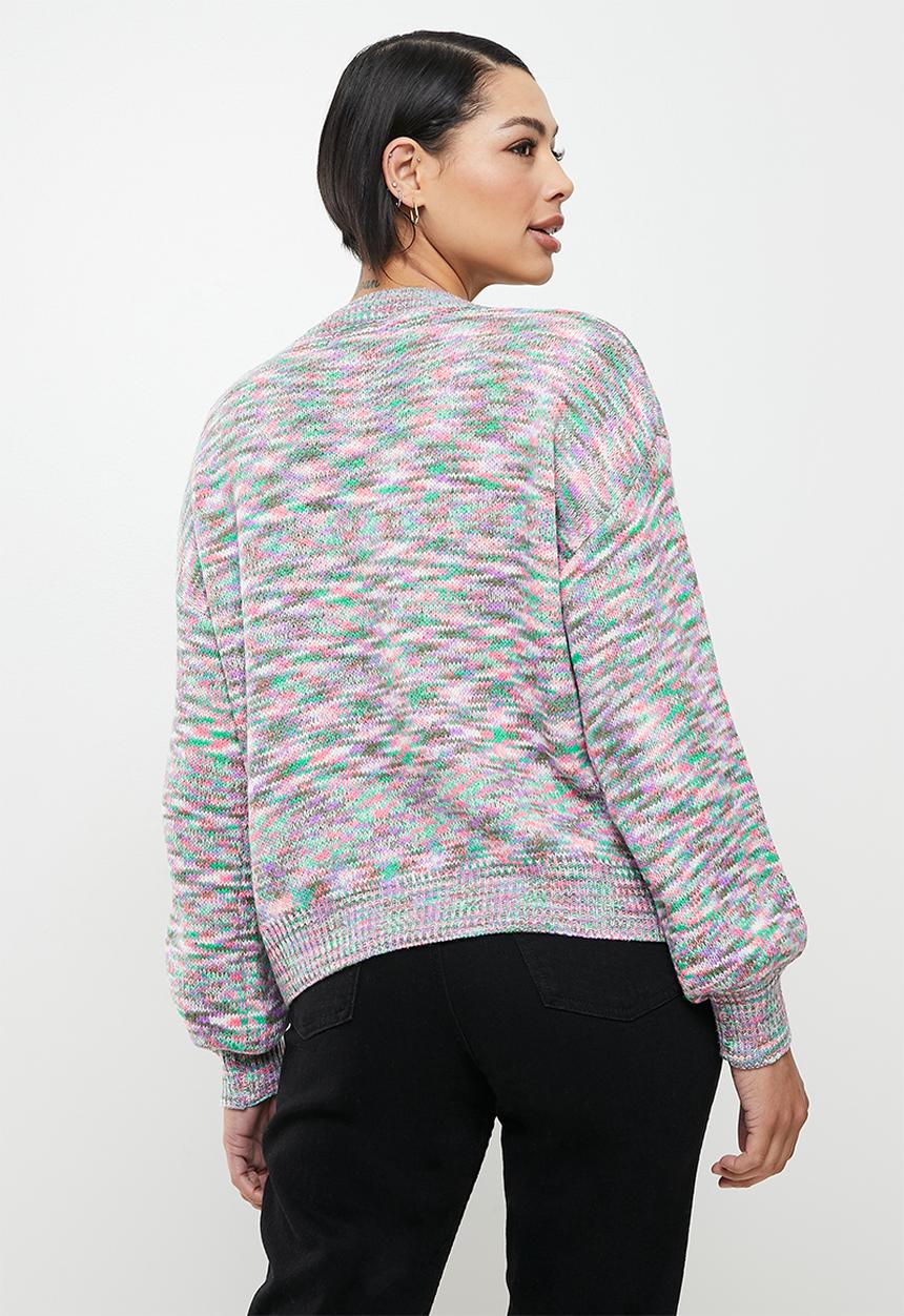 Stella Morgan - Marl knitted multicolour jersey - lilac