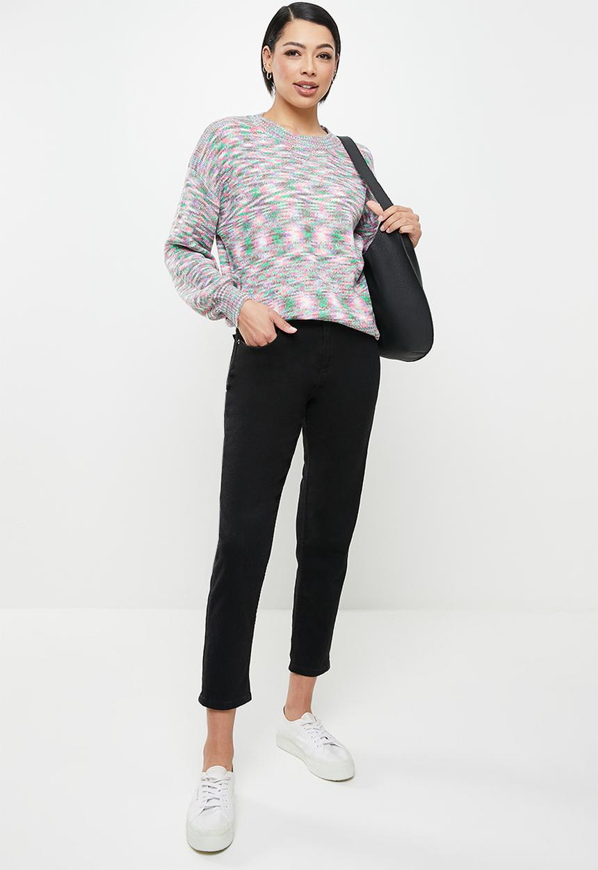 Stella Morgan - Marl knitted multicolour jersey - lilac