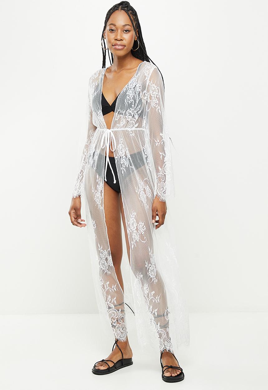 dailyfriday - Boho lace kaftan - white