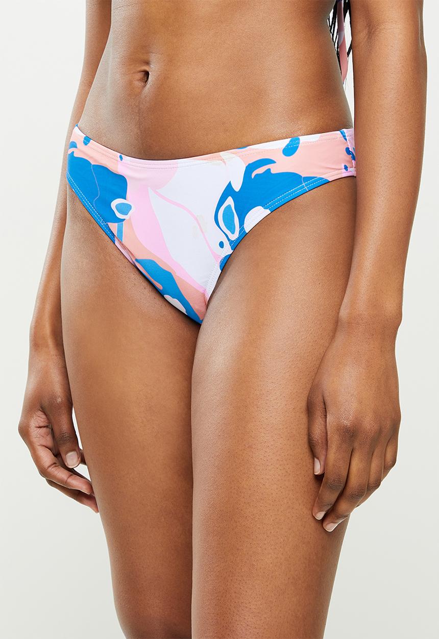 dailyfriday - Triangle bikini set - blue abstract print