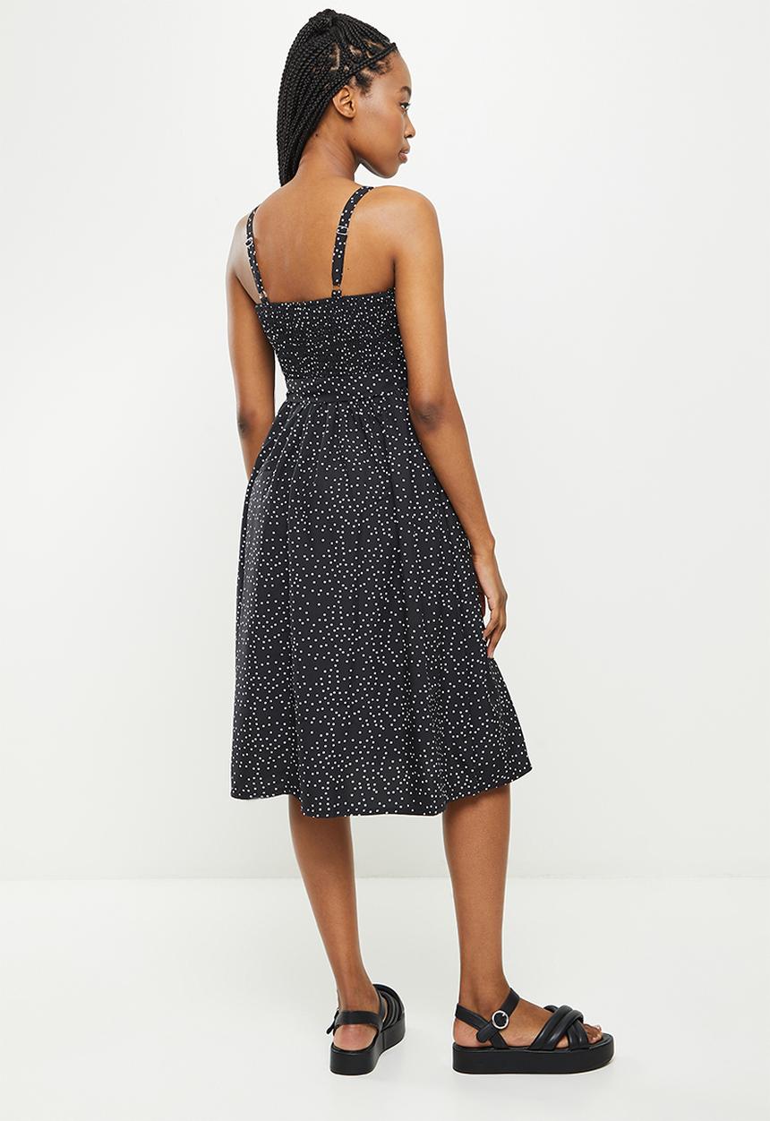 dailyfriday - Button down sleeveless dress - black