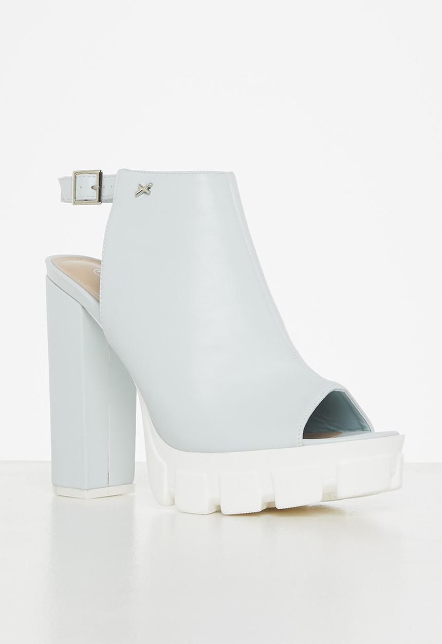 Rock & Co - Onyx 1 ankle tie block heel - blue