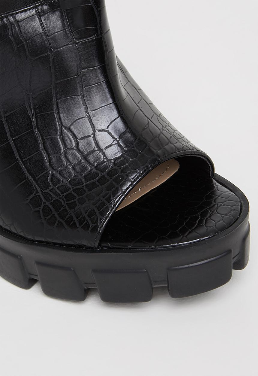 Rock & Co - Movida 2 slingback block heel - black