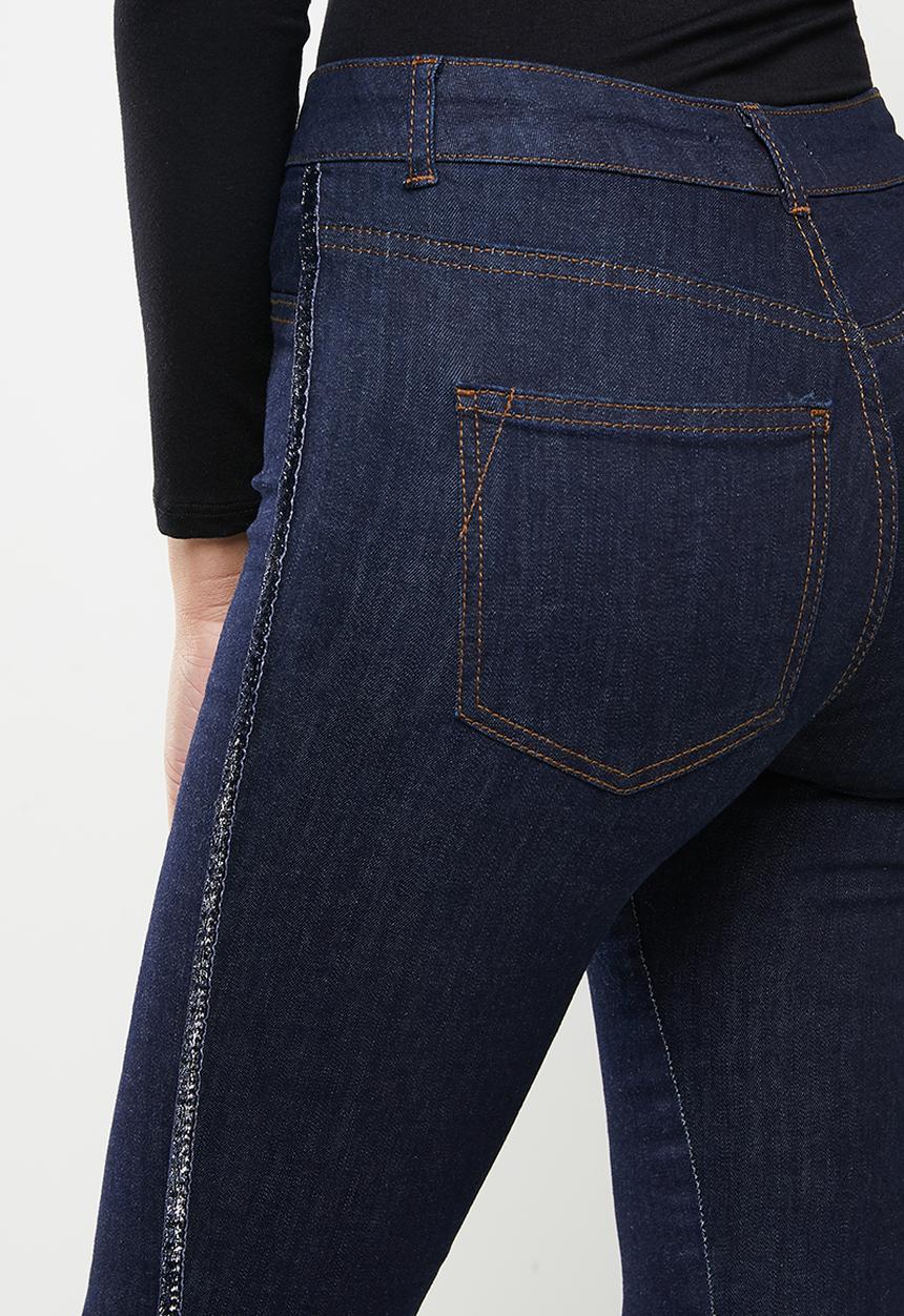 Koton - Slim fit jegging look jeans - dark indigo