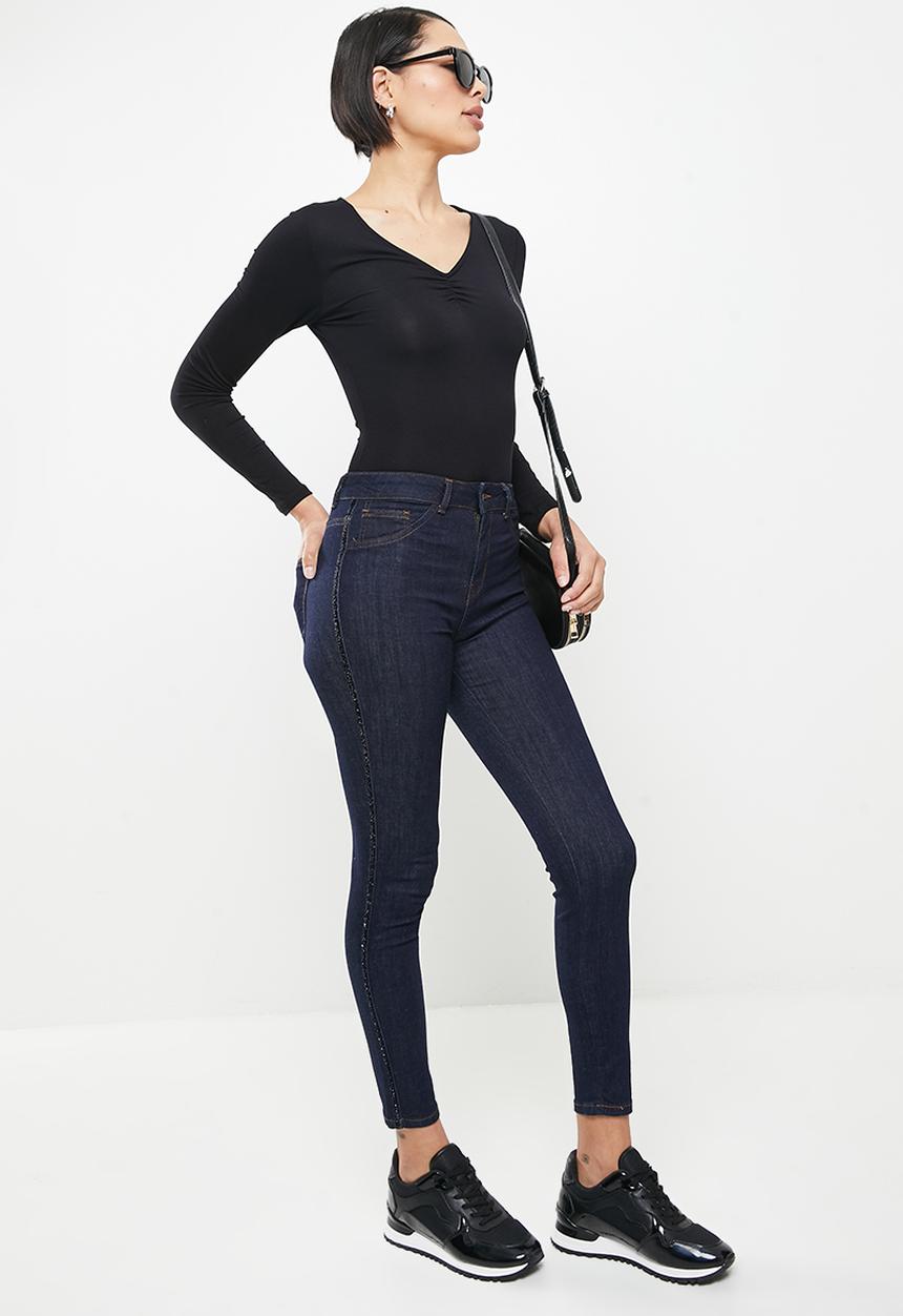 Koton - Slim fit jegging look jeans - dark indigo