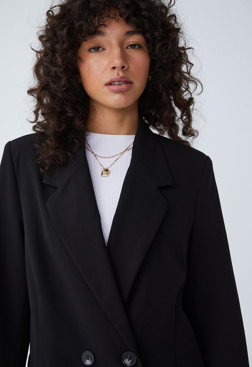 Cotton On - Oversized blazer - black
