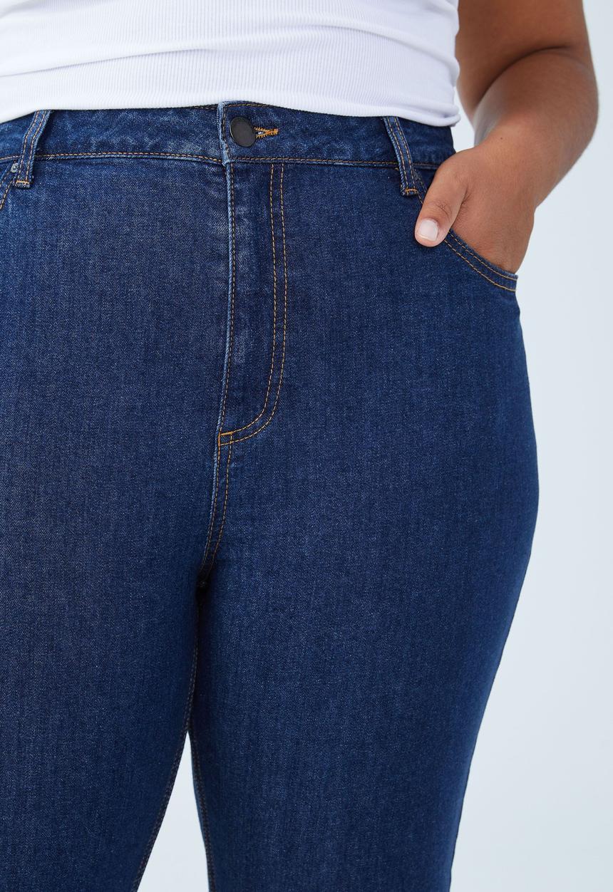 Cotton On - Curve original flare jean - rinse