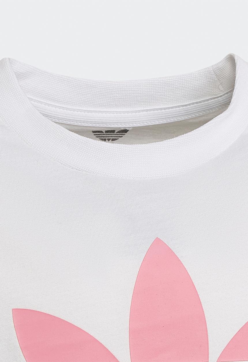 adidas Originals - Short tee set - white & bliss pink