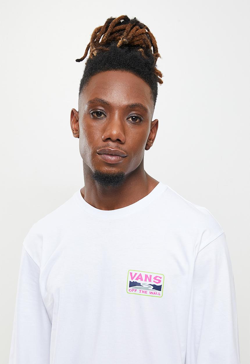 Vans - Summer camp long sleeve - white