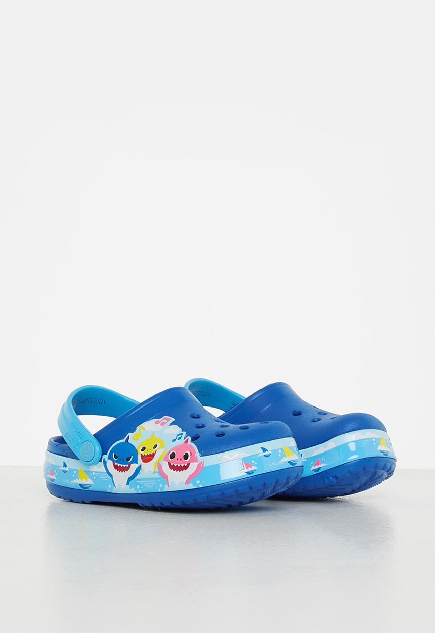Crocs - Crocsflbaby shark band clog t - bright cobalt