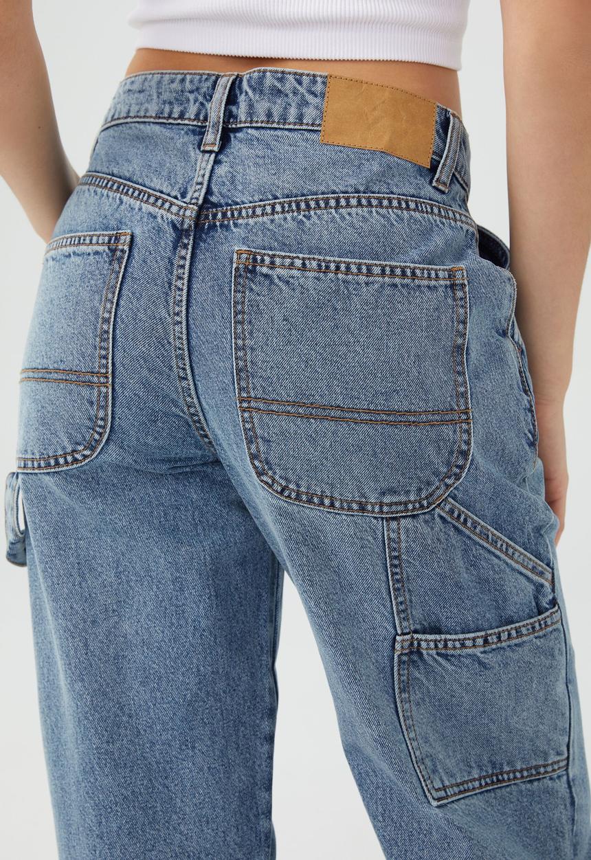 Cotton On - Petite carpenter jean - reef blue