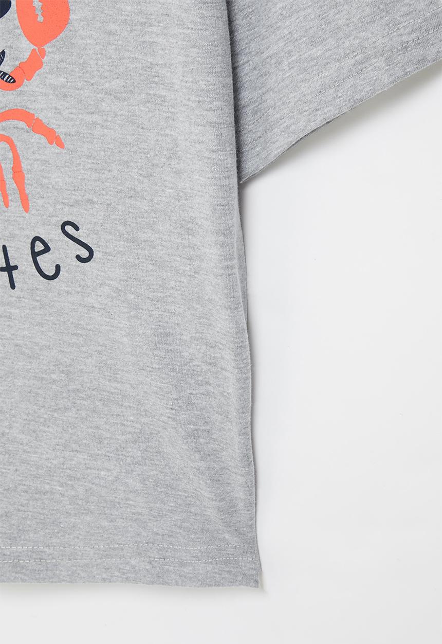 Superbalist Kids - Younger boys oversized boxy tee - grey melange