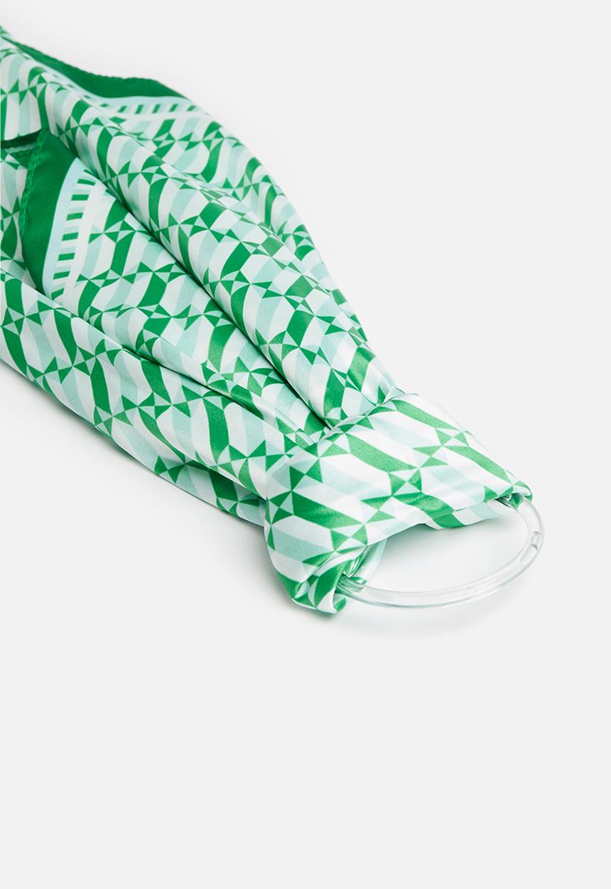 Rubi - Versatile scarf - green sia geo