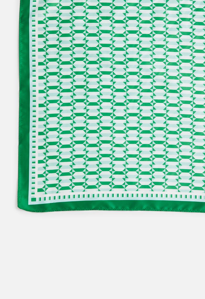 Rubi - Versatile scarf - green sia geo