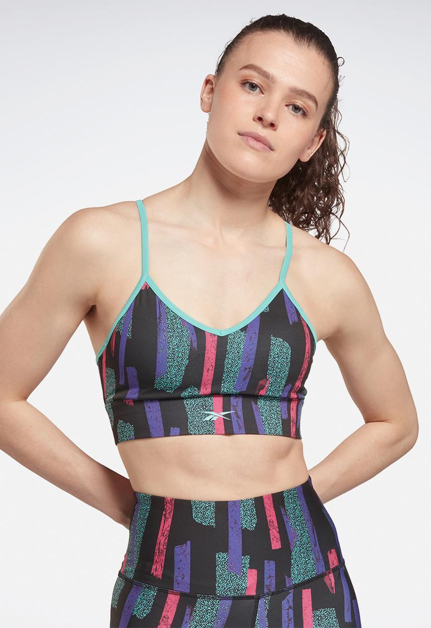 Reebok - Myt aop bra - semi proud pink