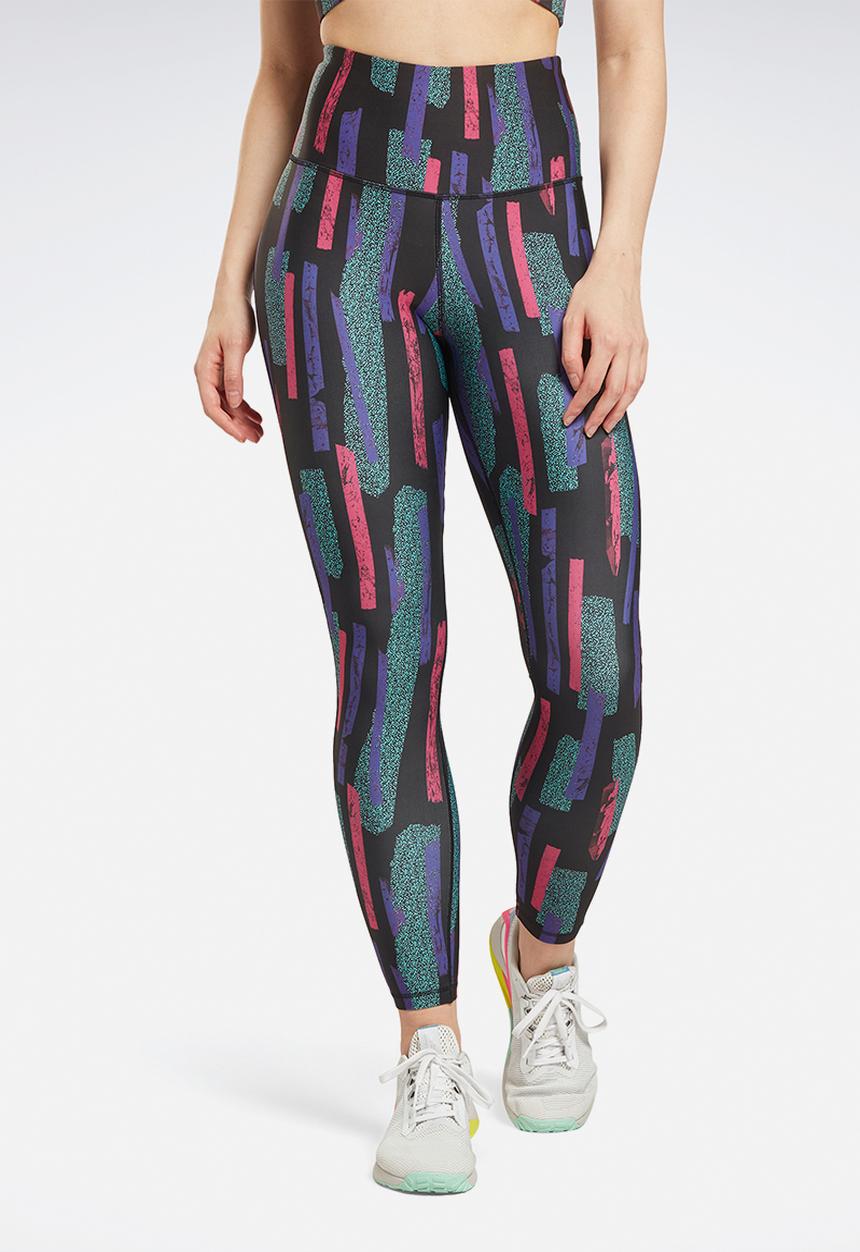 Reebok - Myt aop poly tight - semi proud pink