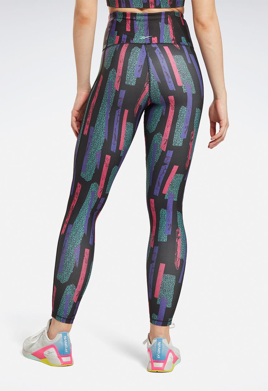 Reebok - Myt aop poly tight - semi proud pink
