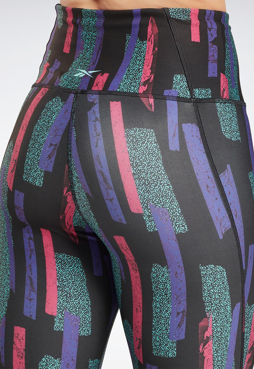 Reebok - Myt aop poly tight - semi proud pink