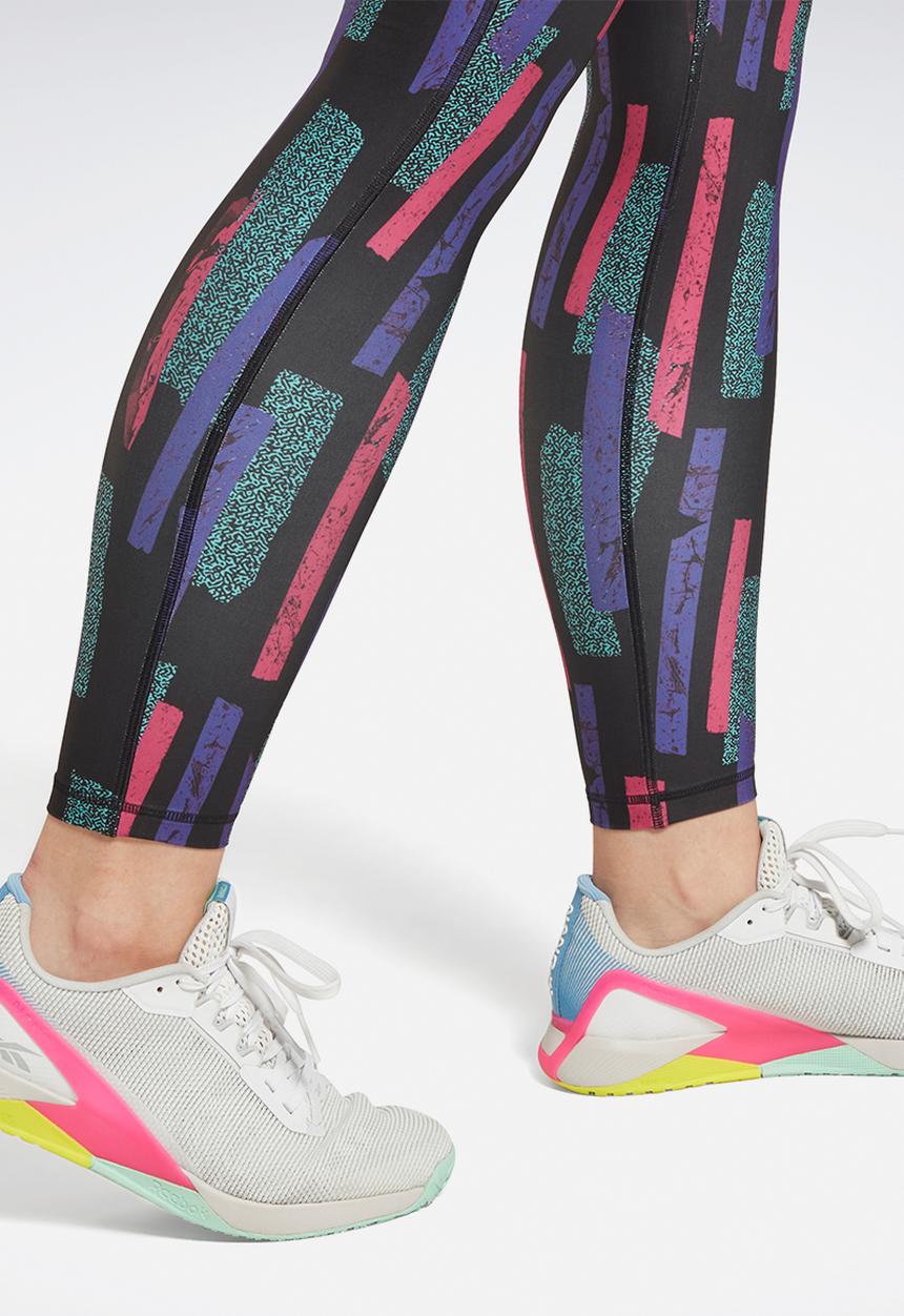 Reebok - Myt aop poly tight - semi proud pink