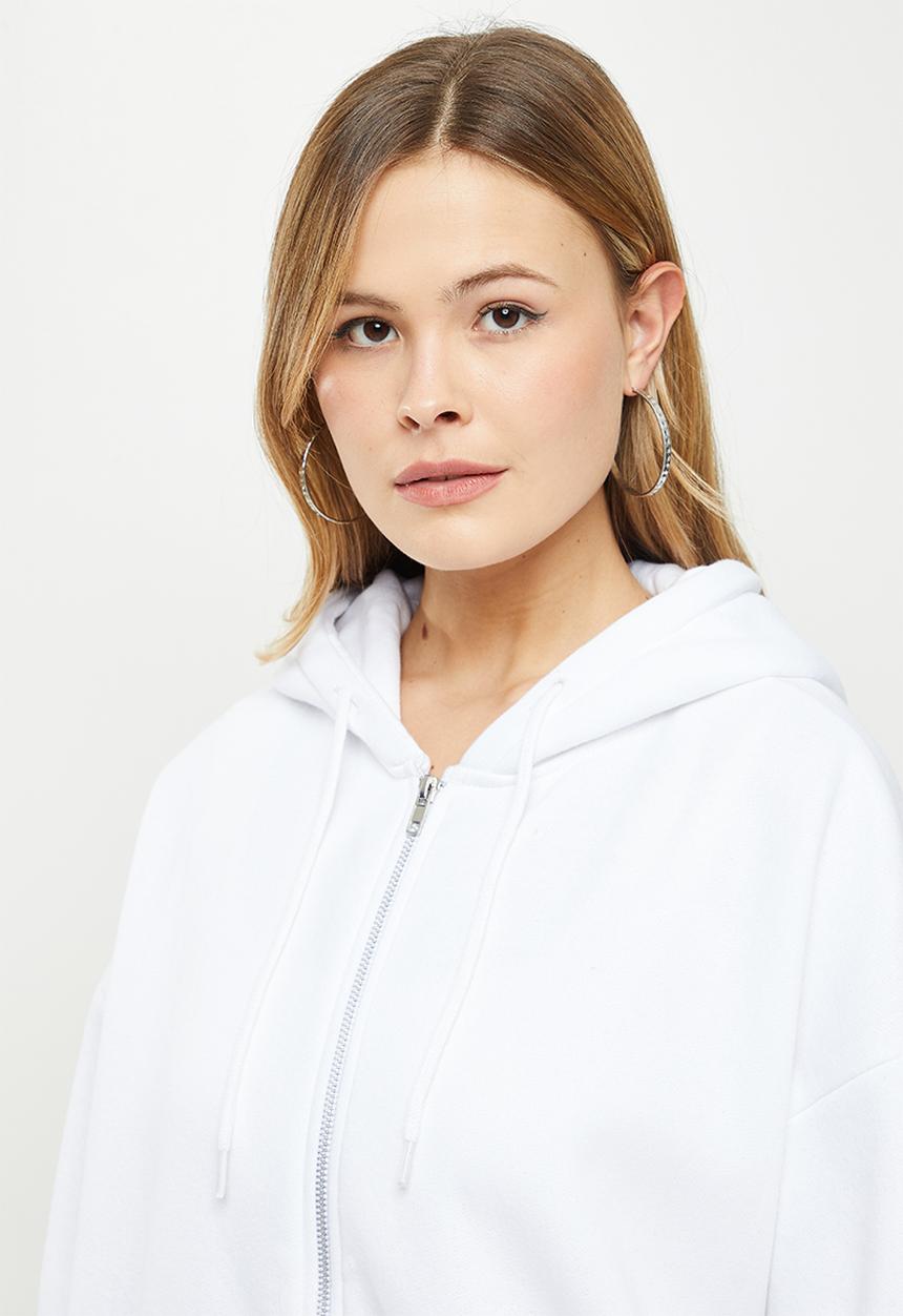 Daisy Street - Zip hoodie - cream