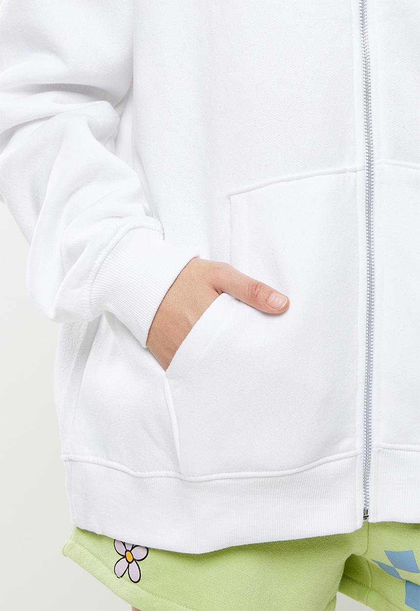 Daisy Street - Zip hoodie - cream