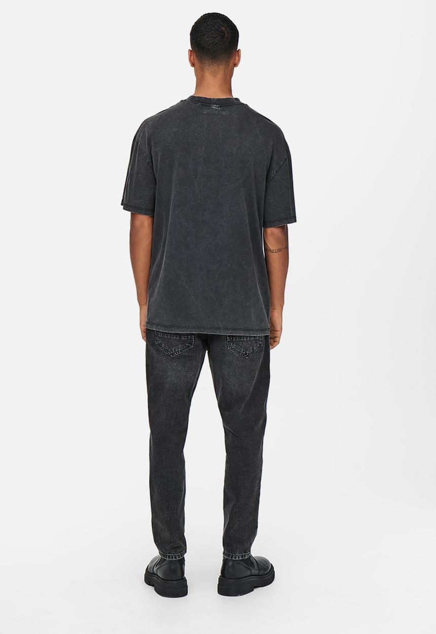 Only & Sons - Onspopsmoke ovz ss tee - black