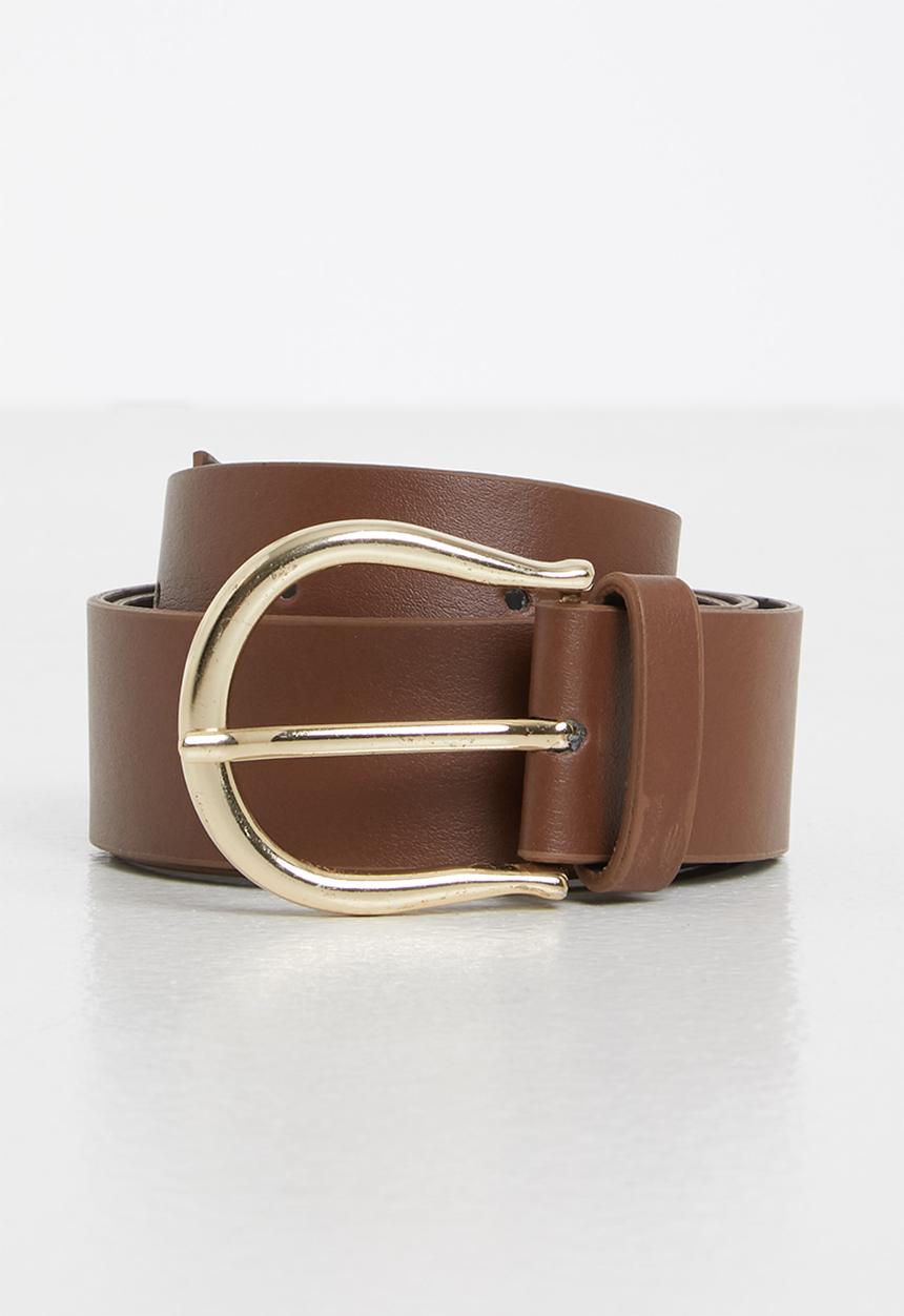 Trendyol - Minimal detail belt belt -  tobacco