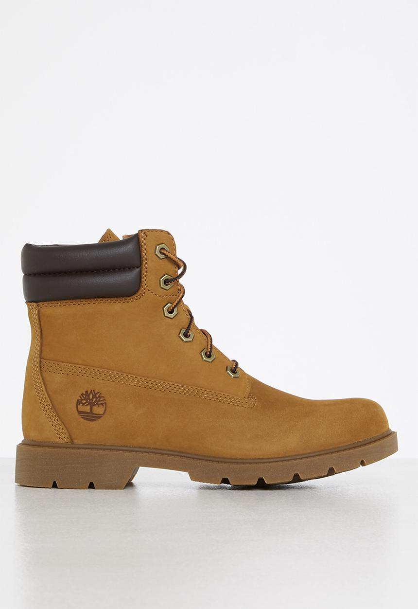 Timberland - Linden woods 6in double collar wr b - rust full-grain