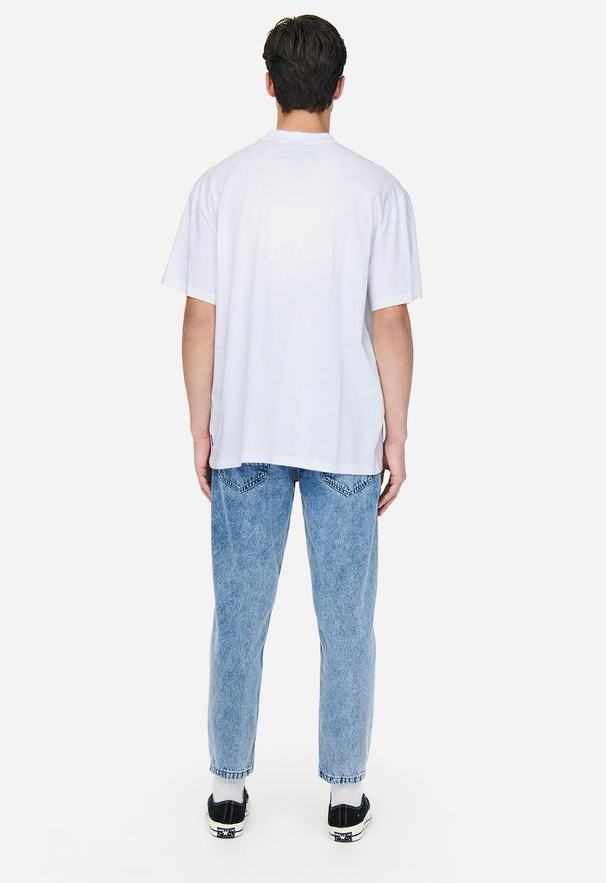 Only & Sons - Onspopsmoke ovz ss tee - white