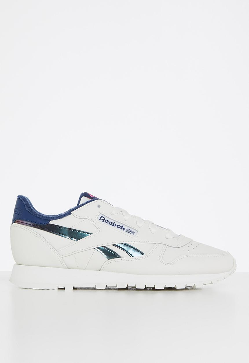 Reebok - Classic leather - chalk/batik blue/atomic pink