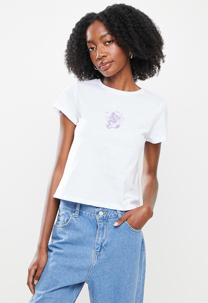 Koton - Cotton T-shirt - white 