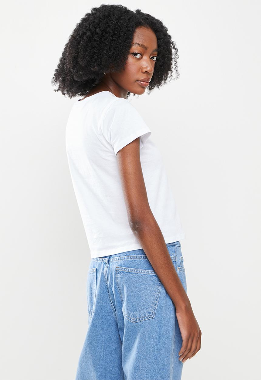 Koton - Cotton T-shirt - white 