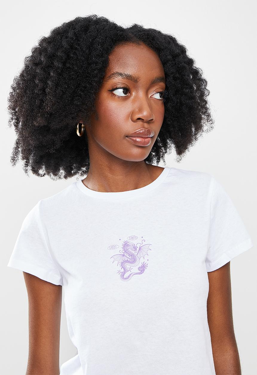 Koton - Cotton T-shirt - white 