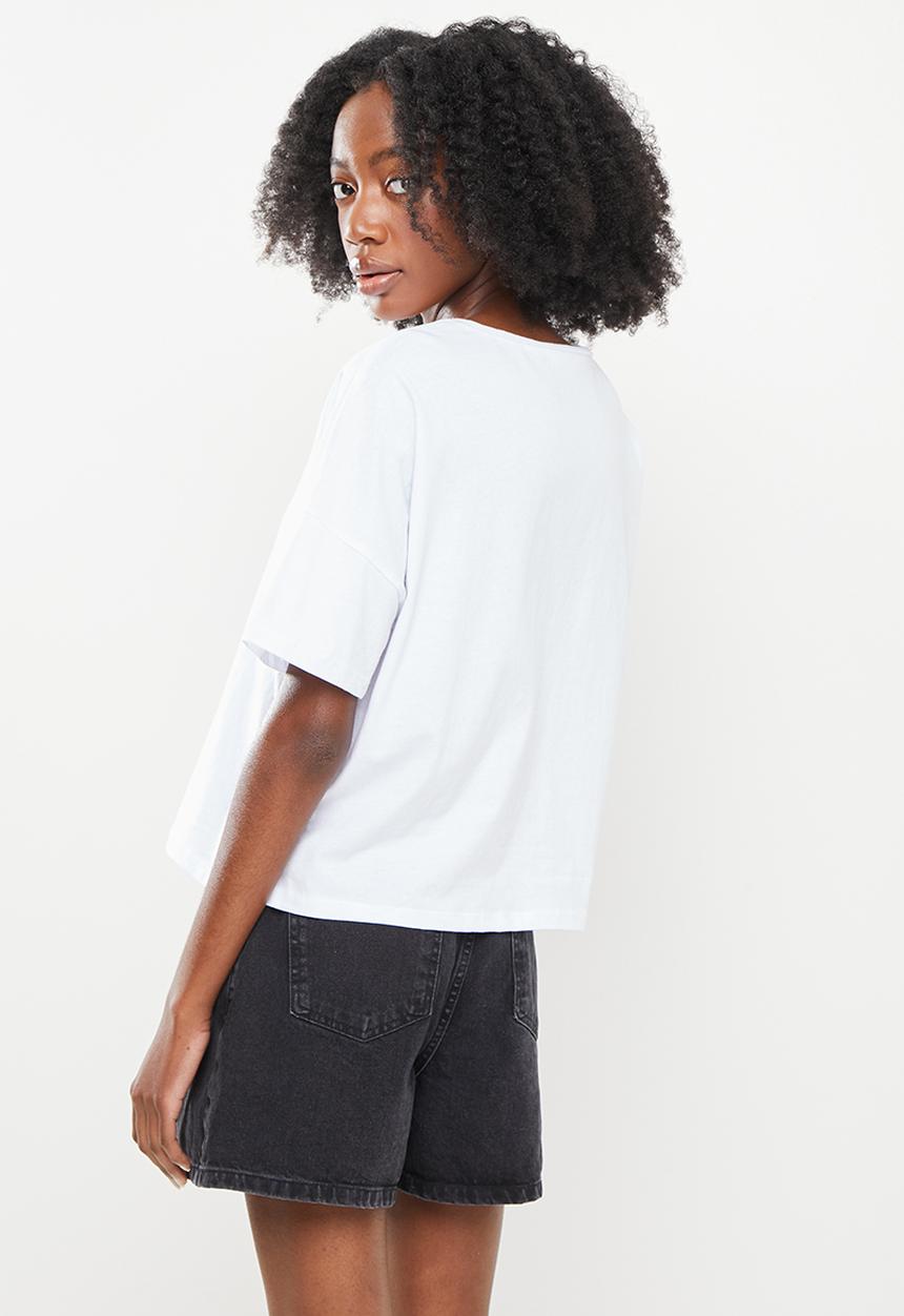 Koton - Print cotton T-shirt - white