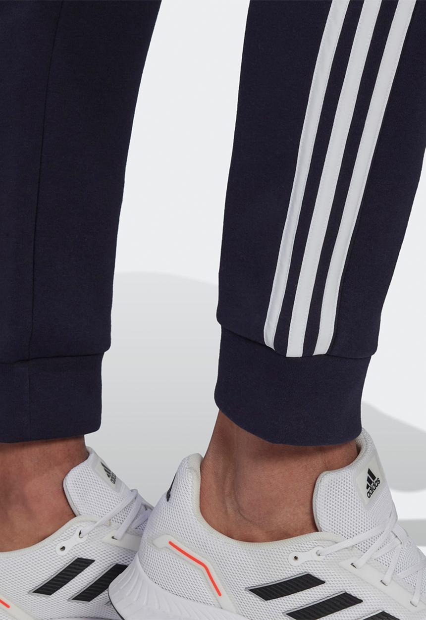 adidas Performance - Essentials Colorblock Fleece Pants  - legend ink & black