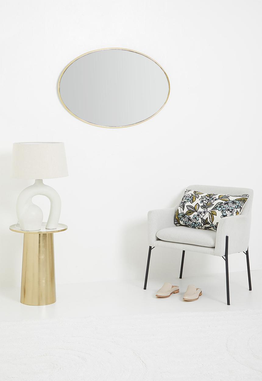Umbra - Hubba oval mirror - brass