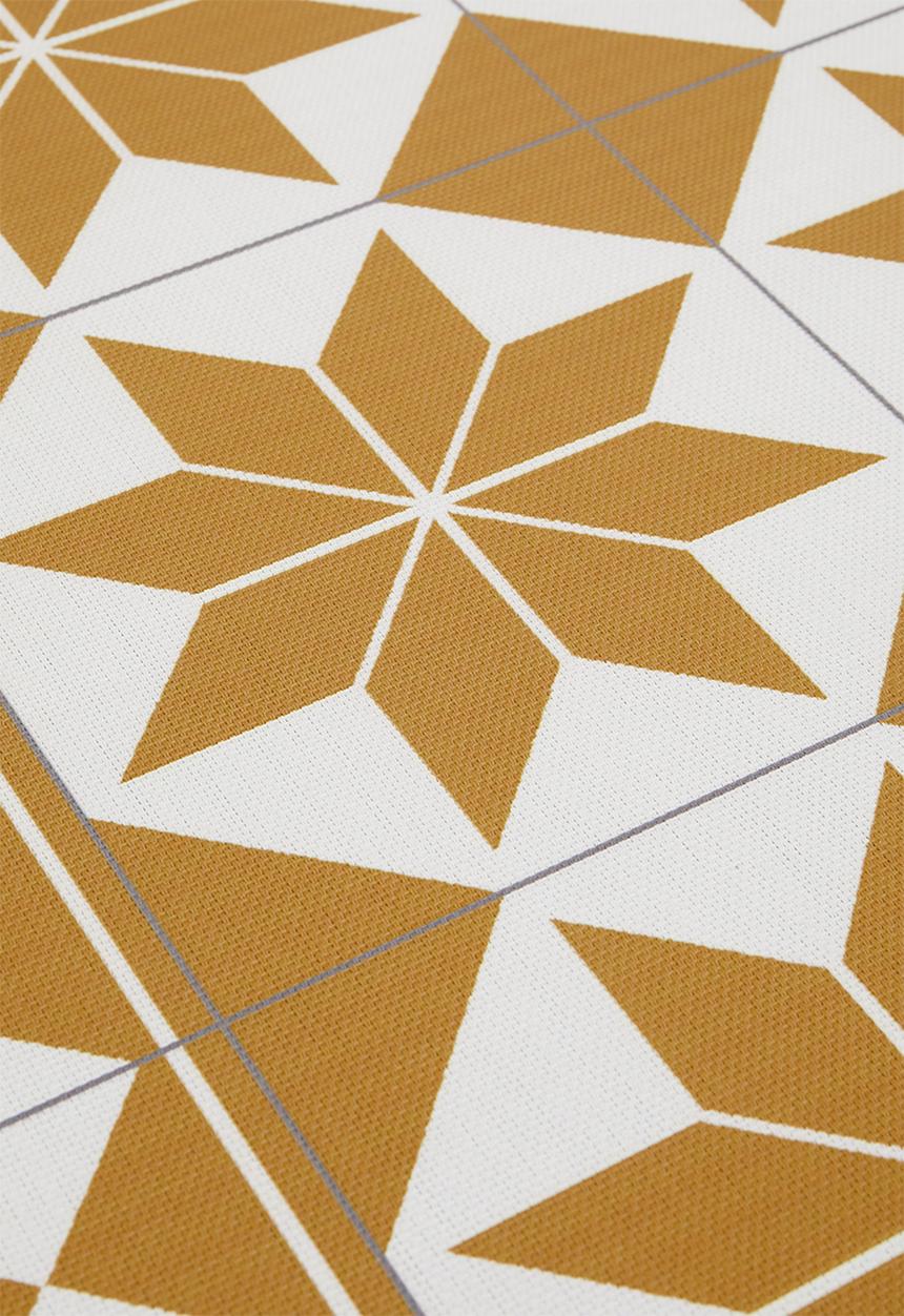Fotakis - Geo star vinyl balcony runner - yellow