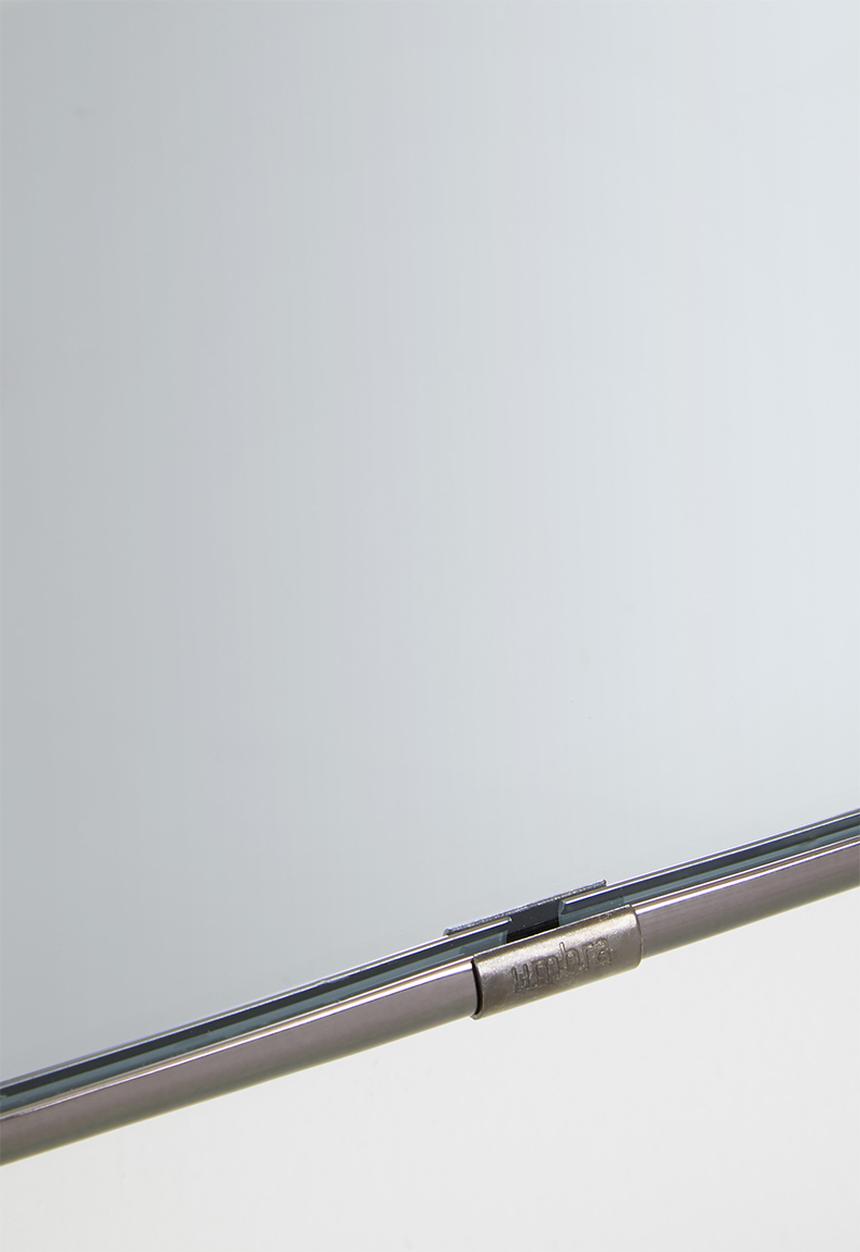 Umbra - Hubba arched leaning mirror - titanium