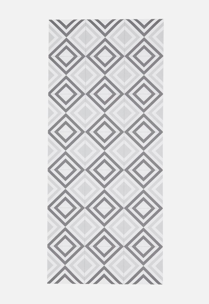 Fotakis - Geo diamond vinyl balcony runner - grey