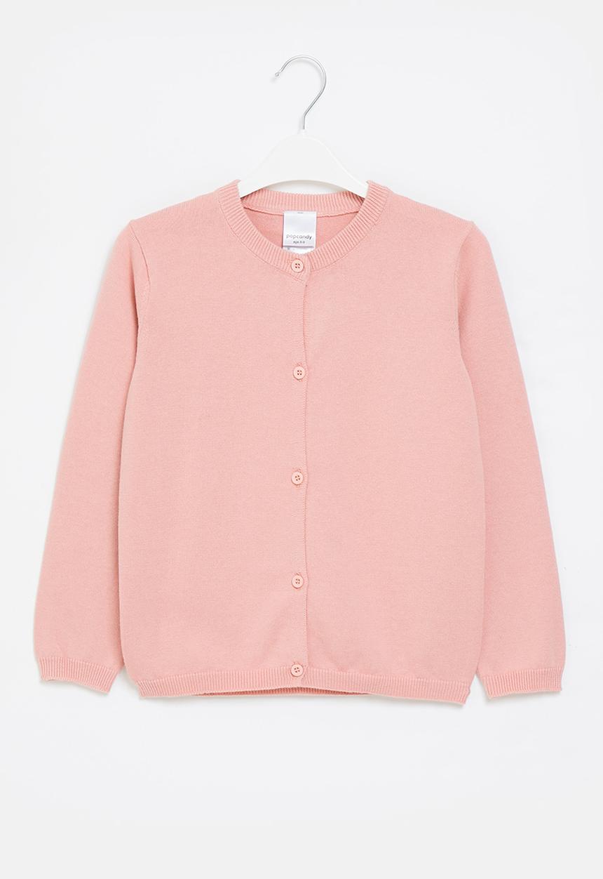 Pop Candy - Girls plain cardigan - pink